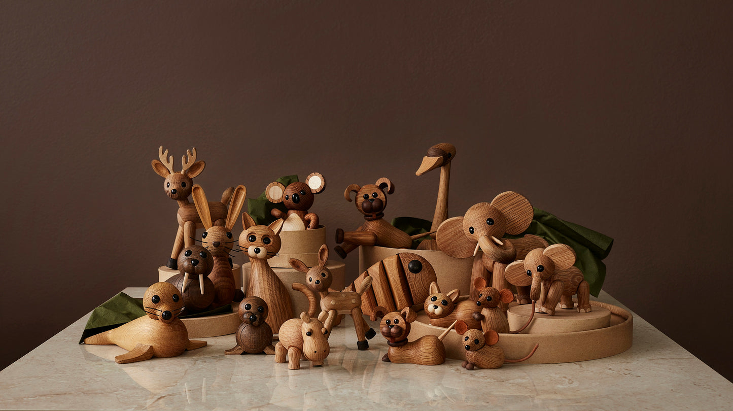 Stadsmusen – Träfigur Dekoration 6,7 cm Ek