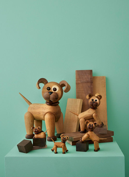 Buddy – Trähund Dekoration 20,5 cm FSC®