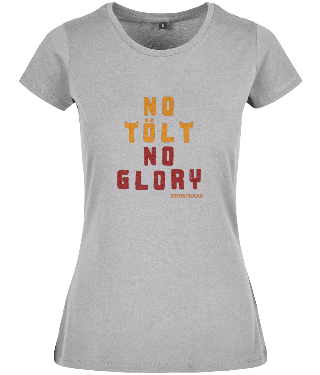 T-shirt formsydd ”No Tölt No Glory”