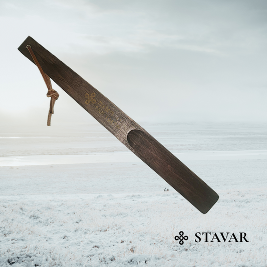 Stavar skohorn i bokträ