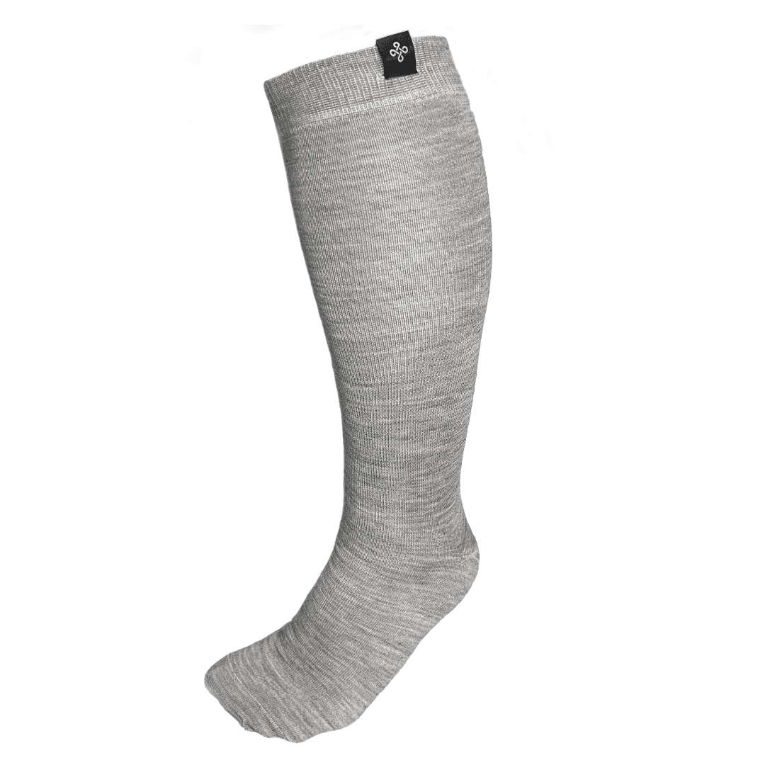 Reidsokkar Ridstrumpa Stengrå i 75% merinoull