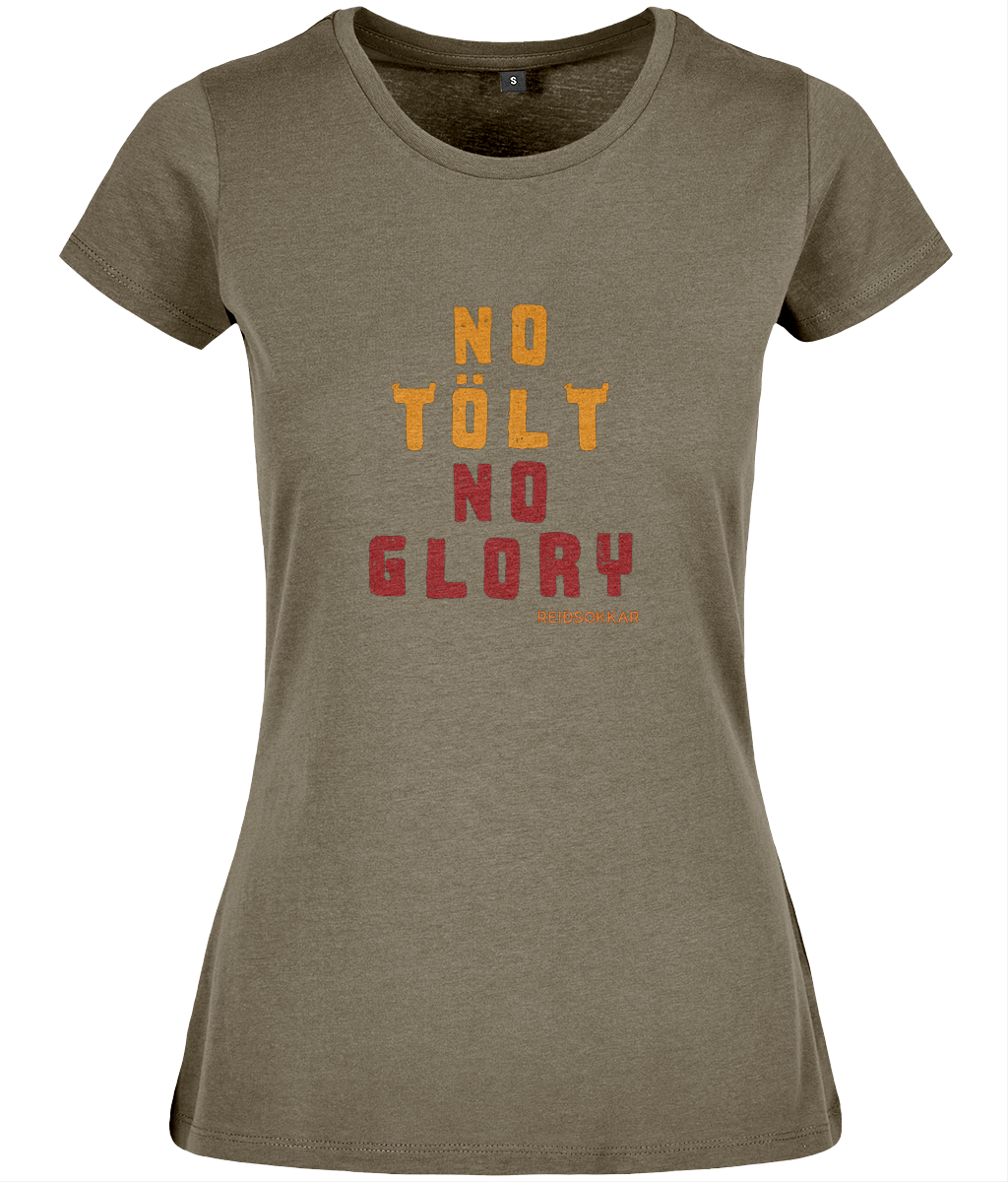 T-shirt formsydd ”No Tölt No Glory”