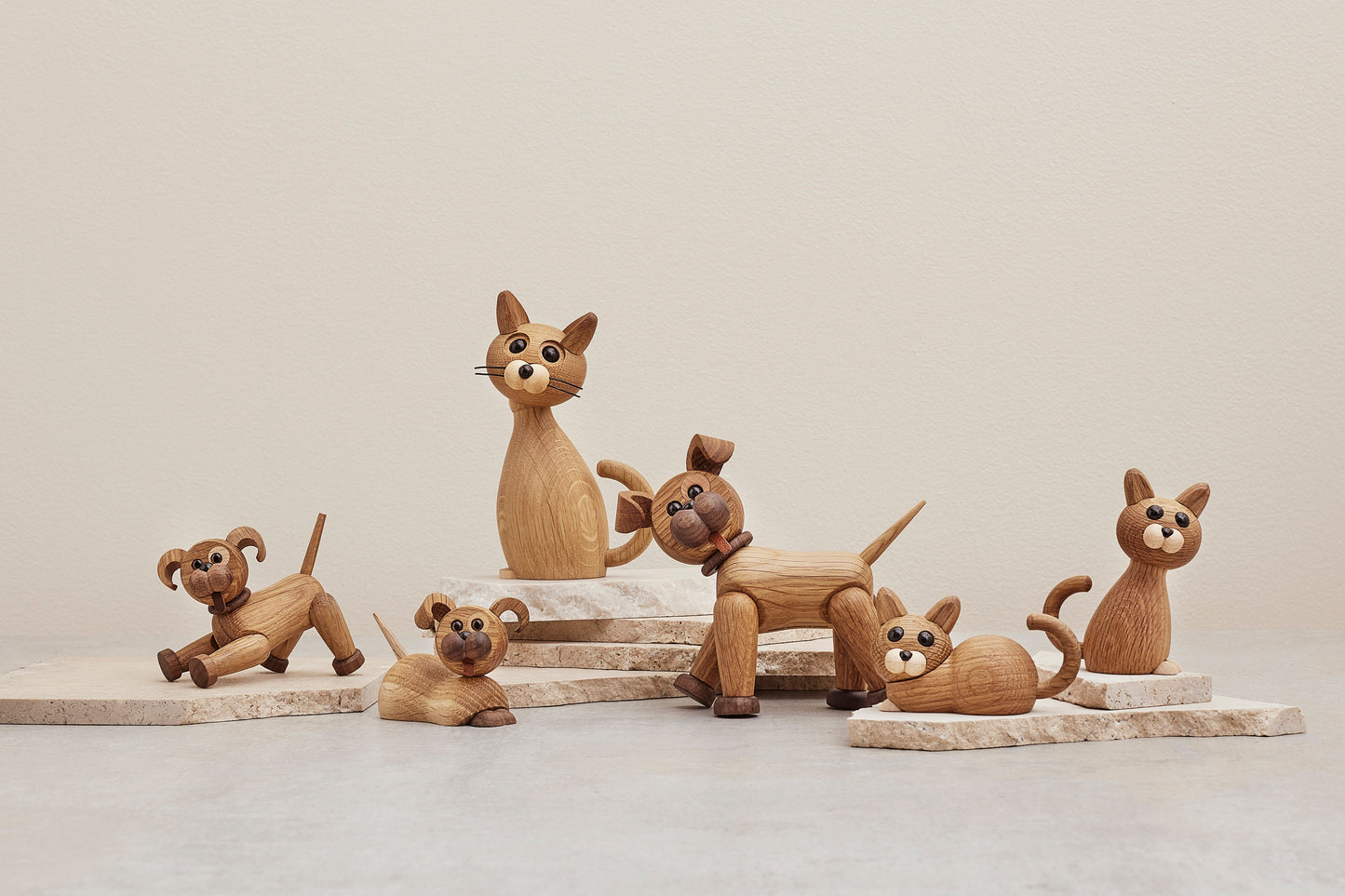 Lucky – Träkatt Dekoration 15,9 cm FSC®