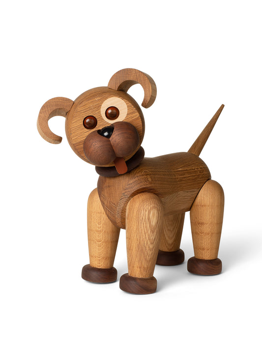 Big Happy – Trähund Dekoration 38 cm FSC®
