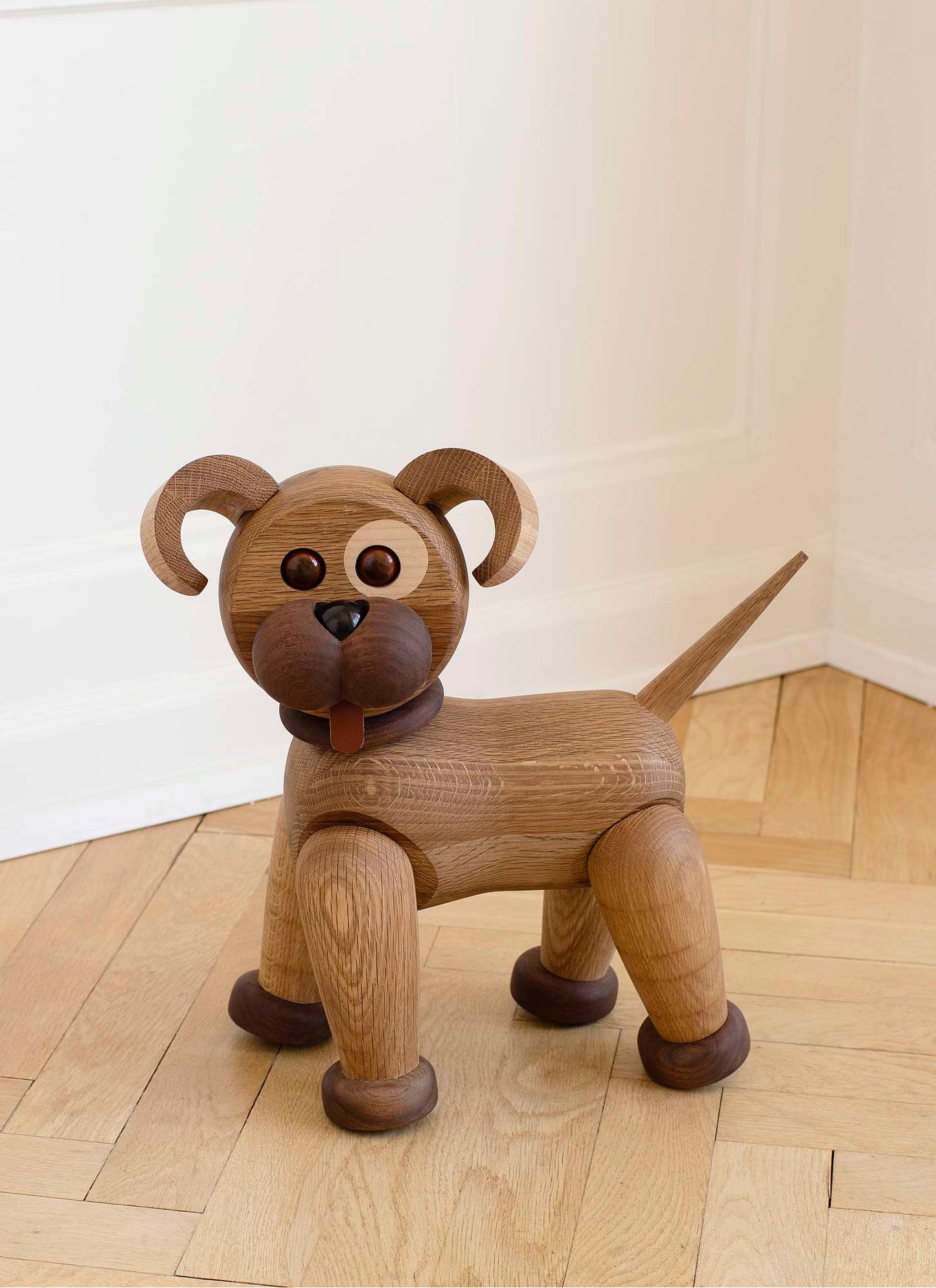 Big Happy – Trähund Dekoration 38 cm FSC®