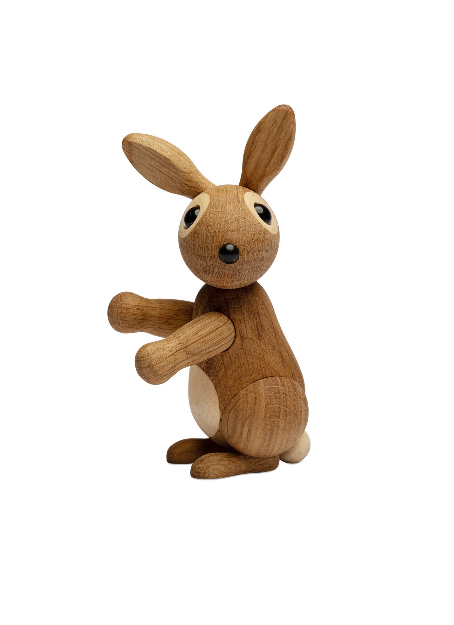 Bounce – Träkanin Dekoration 9,5 cm Ek