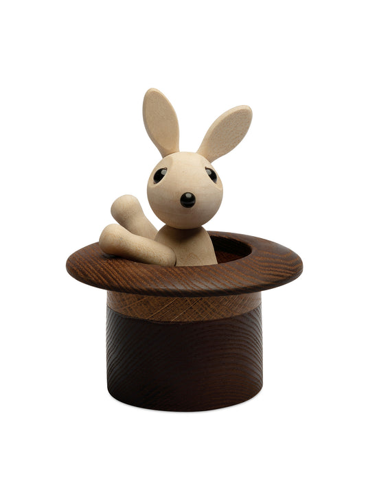 Den Magiska Hatten – Träfigur Dekoration 9,5 cm