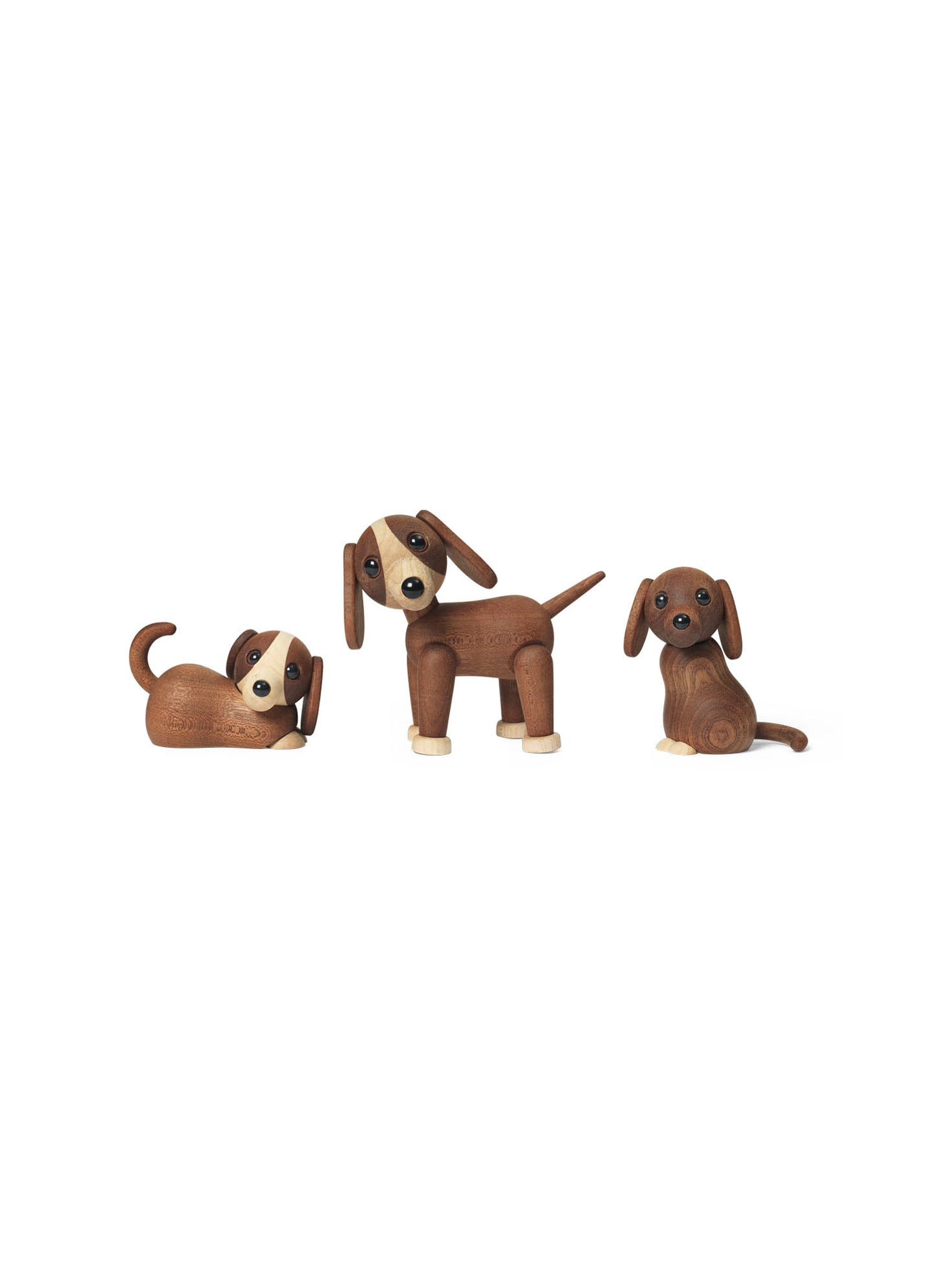 Twix – Trähund Dekoration 11 cm FSC®
