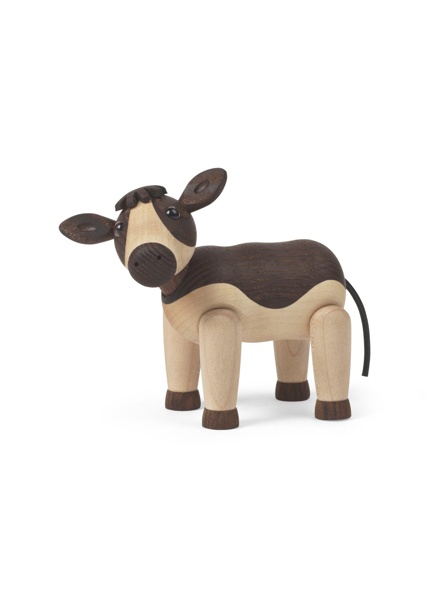 Dandy Kalv – Träfigur Dekoration 9cm Lönn