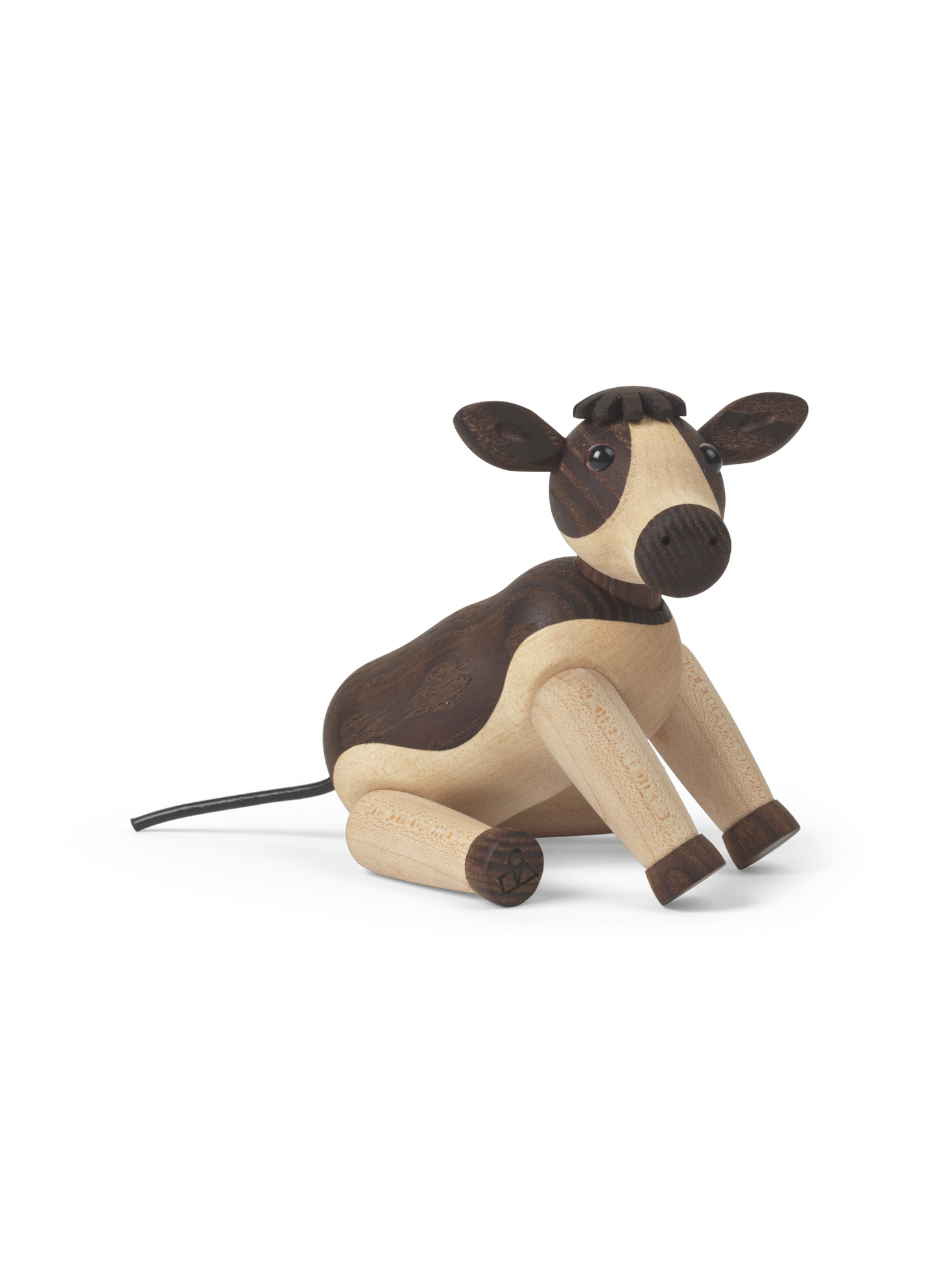 Dandy Kalv – Träfigur Dekoration 9cm Lönn