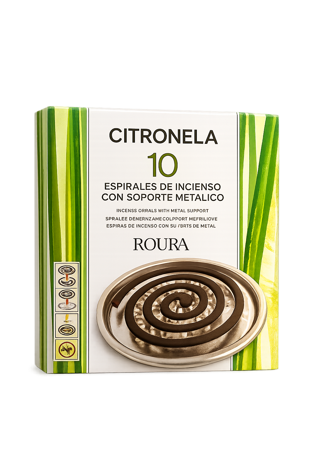 Myggspiral Citronella – 10-pack från Roura