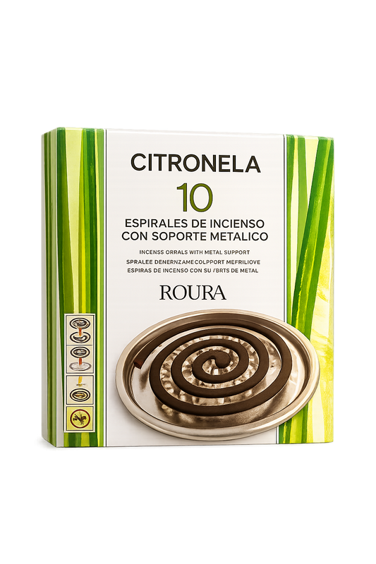 Myggspiral Citronella – 10-pack från Roura