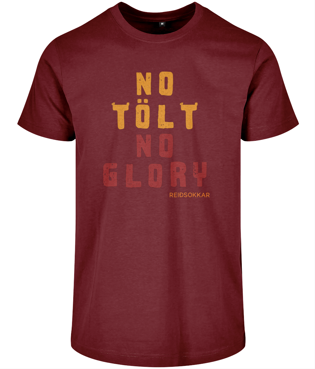 T-shirt från Reidsokkar med texten No Tölt No Glory