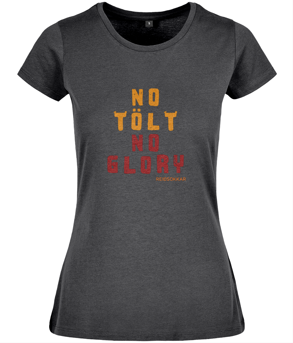 T-shirt formsydd ”No Tölt No Glory”