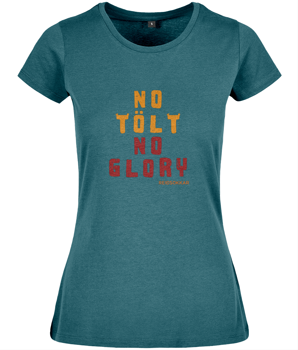 T-shirt formsydd ”No Tölt No Glory”