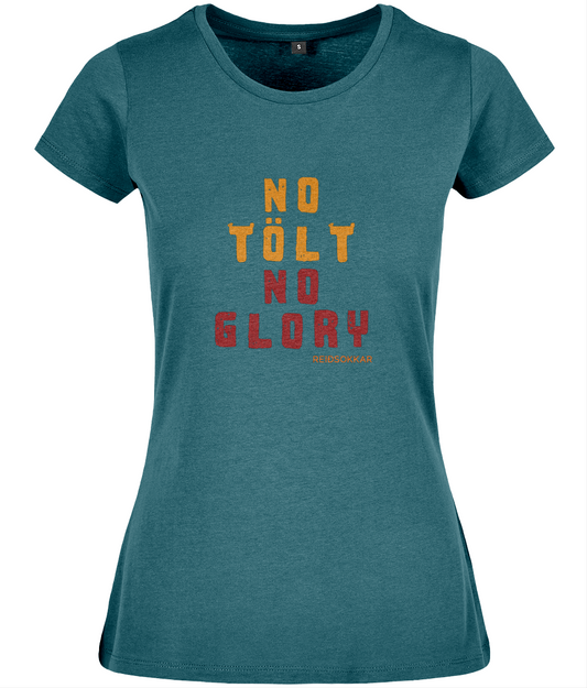 T-shirt formsydd ”No Tölt No Glory”