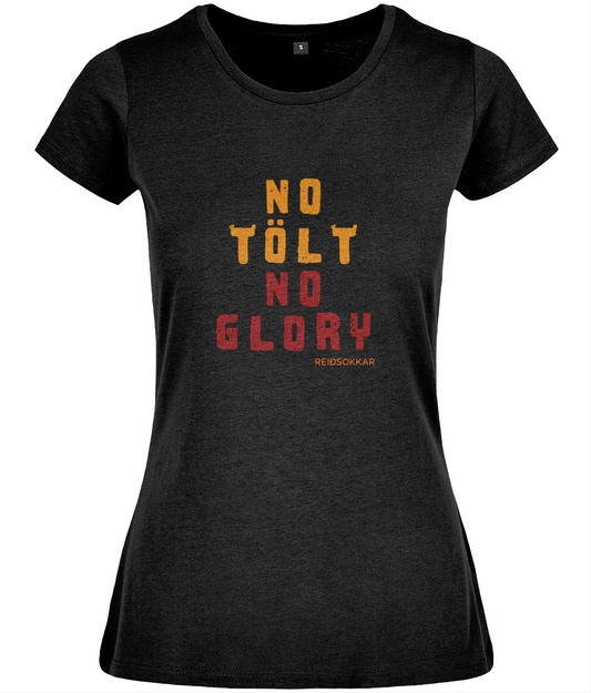 T-shirt formsydd ”No Tölt No Glory”