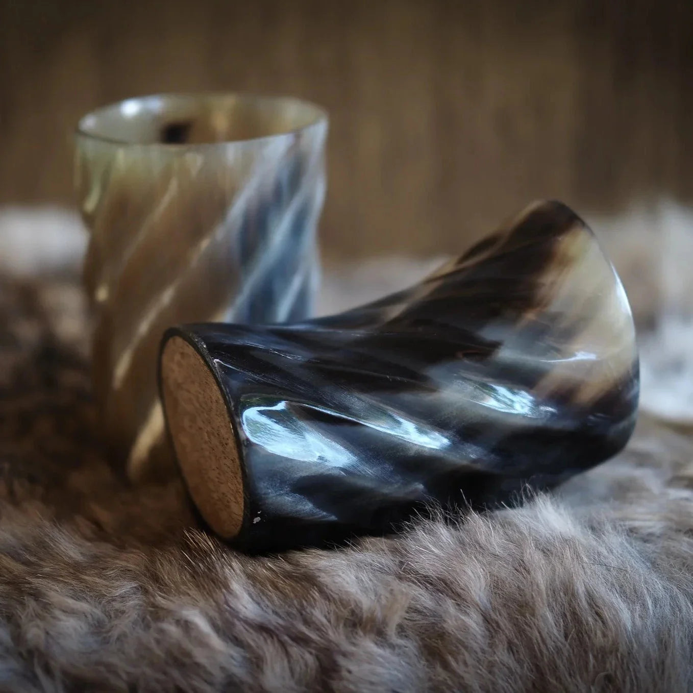 Whiskyglas med spiraldesign