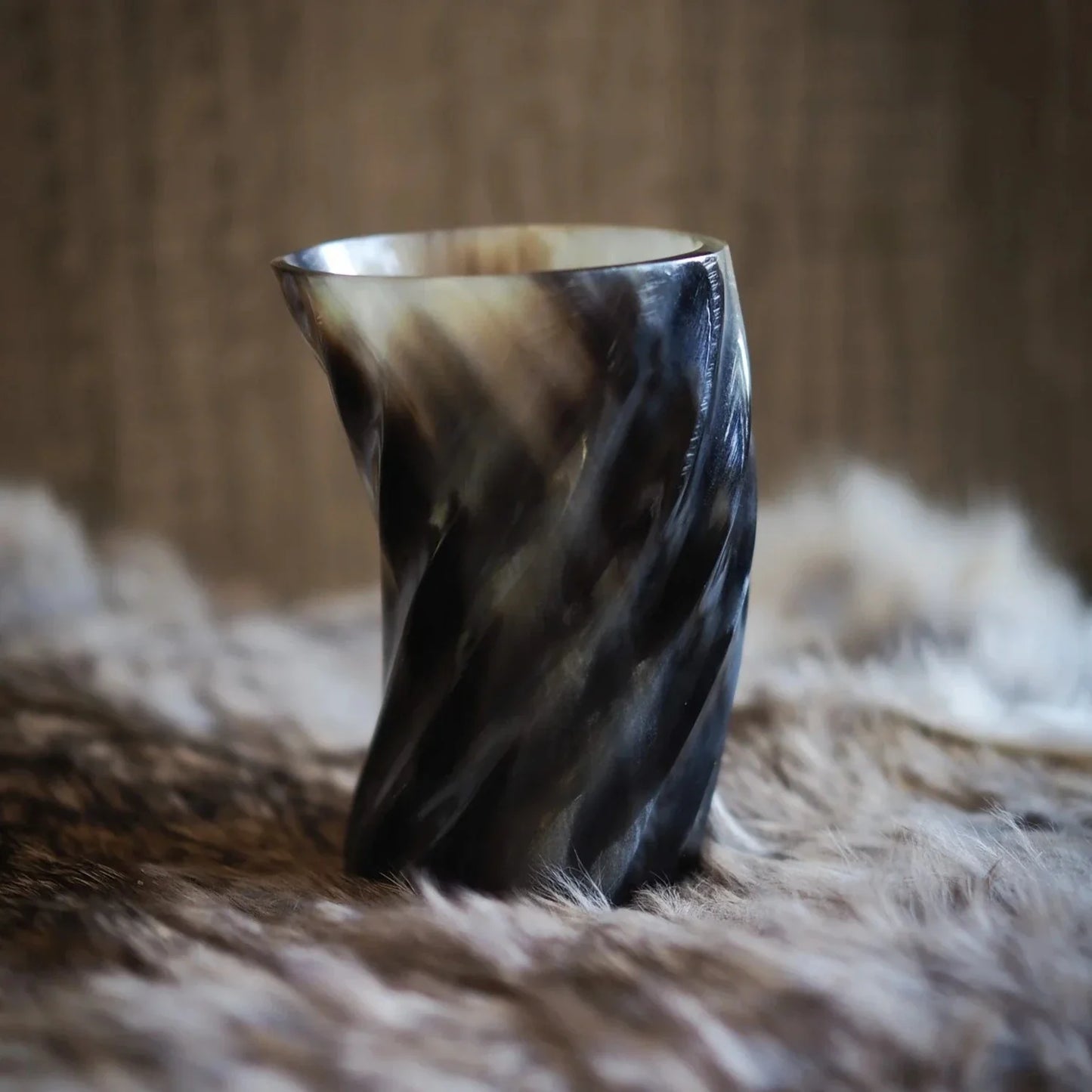 Whiskyglas med spiraldesign