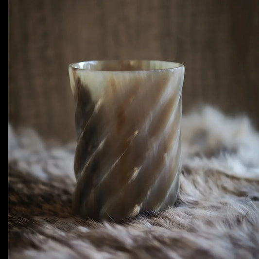 Whiskyglas med spiraldesign