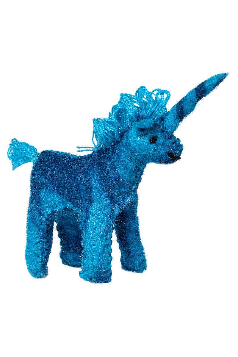 Tovad enhörning, turkos