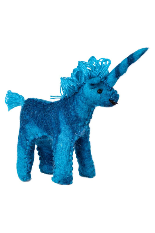 Tovad enhörning, turkos